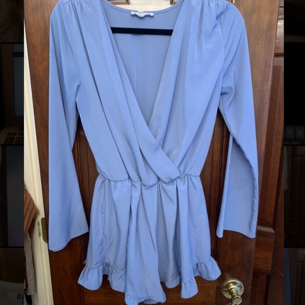 Blue romper barely worn